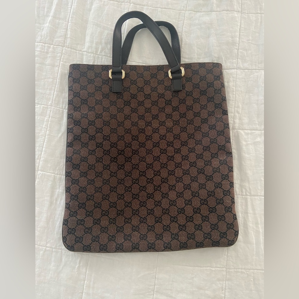 Gucci laptop tote bag with garment bag
